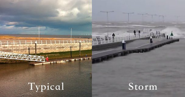 Reinforced Wall Withstands Significant Tidal Fluctuations