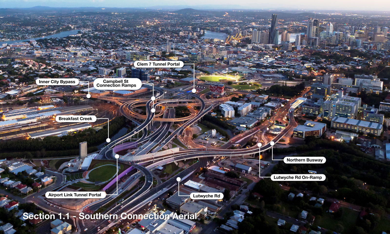 Going Down Under Down Under: Brisbane’s Complex Airport Link Achieves Innovation and Cuts Costs