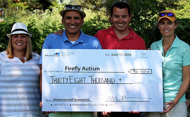 Mortenson Raises $39K for Firefly Autism