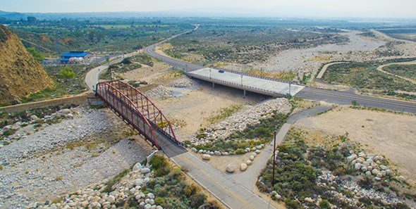 Greenspot Road Bridge in Highland, California Wins 2016 Project of the Year Award from American Public Works Association