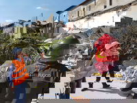 Live, "Take You There" Report from Italy Earthquake Scene