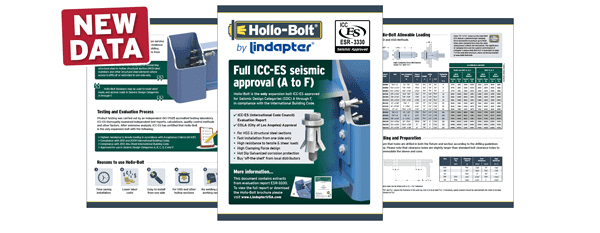 New Lindapter Hollo-Bolt Design Data