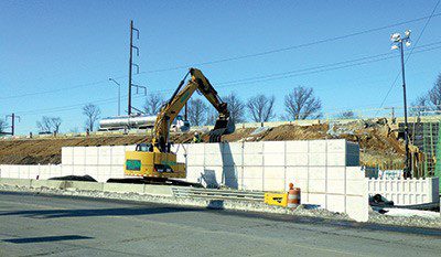 Oldcastle Precast Supplies Retaining Wall System for PENNDOT’s Largest Project Ever