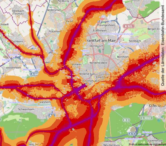 Strategic Noise Mapping for the German Federal Railway Authority