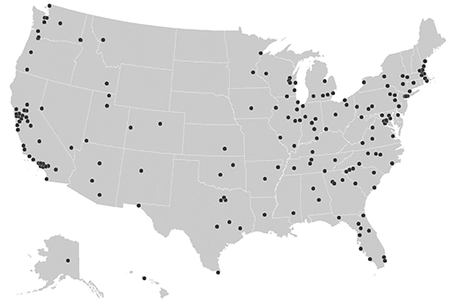 BTS Releases First-Ever National Transit Map Data