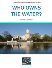 WSC Releases 2016 Update to Publication on Groundwater Rights in the U.S.