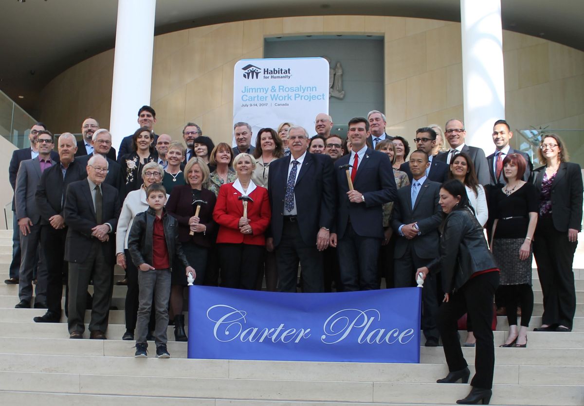 Stantec to support Habitat for Humanity’s 2017 Jimmy & Rosalynn Carter Work Project in Canada