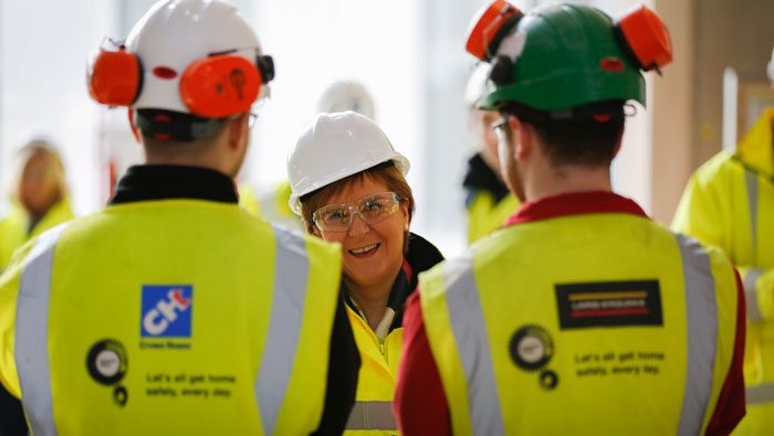 Nicola Sturgeon Visits Dumfries and Galloway Royal Infirmary Project