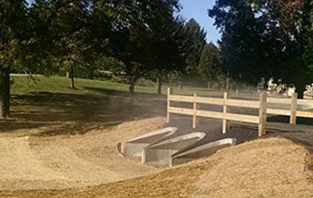 Unique Precast Pipe Structure Helps Community Park with Increased Stormwater Run-Off