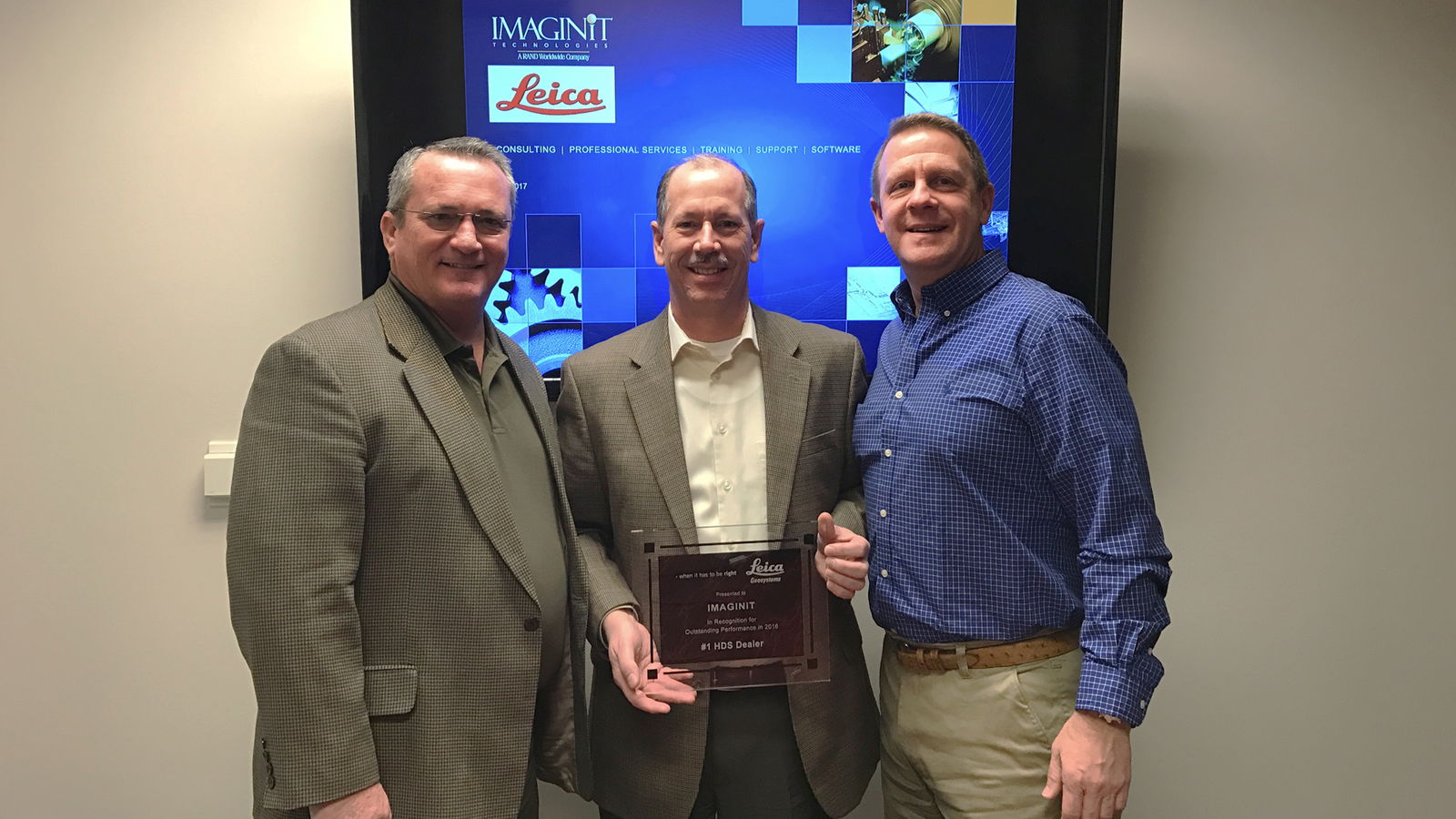 IMAGINiT Technologies Named Leica Geosystems Laser Scanning Reseller of the Year