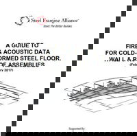 SFA updates "A Guide to Fire and Acoustic Data for Cold-Formed Steel Floor, Wall and Roof Assemblies"