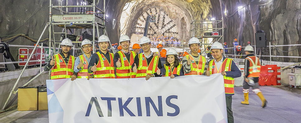 Atkins and Dragages Celebrate the First TBM Tunnel Breakthrough at Liantang/Heung Yuen Wai Boundary Control Point Project