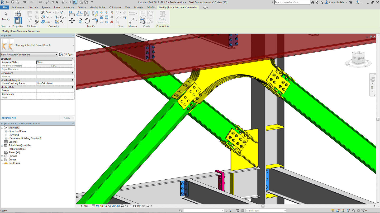 Autodesk Previews Enhancements for Advance Steel and Steel Connections for Revit at NASCC 2017