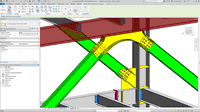 Autodesk Previews Enhancements for Advance Steel and Steel Connections for Revit at NASCC 2017