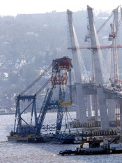 Watch How Tappan Zee Bridge's Main Span Towers Will be Constructed