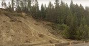 Active Mudslide Covers Idaho Road