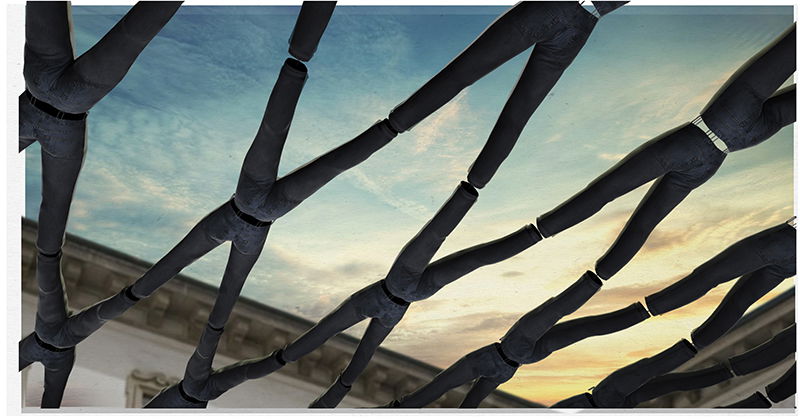 Denim Canopy Debuts at Milan Design Week