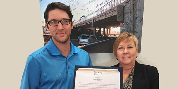 Joseph Heller, P.E., Wins Arizona DOT Partnering Spirit Award for US 60 and Bell Road Traffic Interchange Project