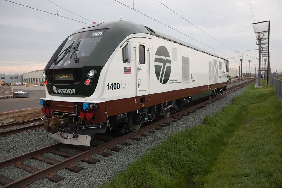Amtrak Cascades’ New Locomotives Make Seattle Debut