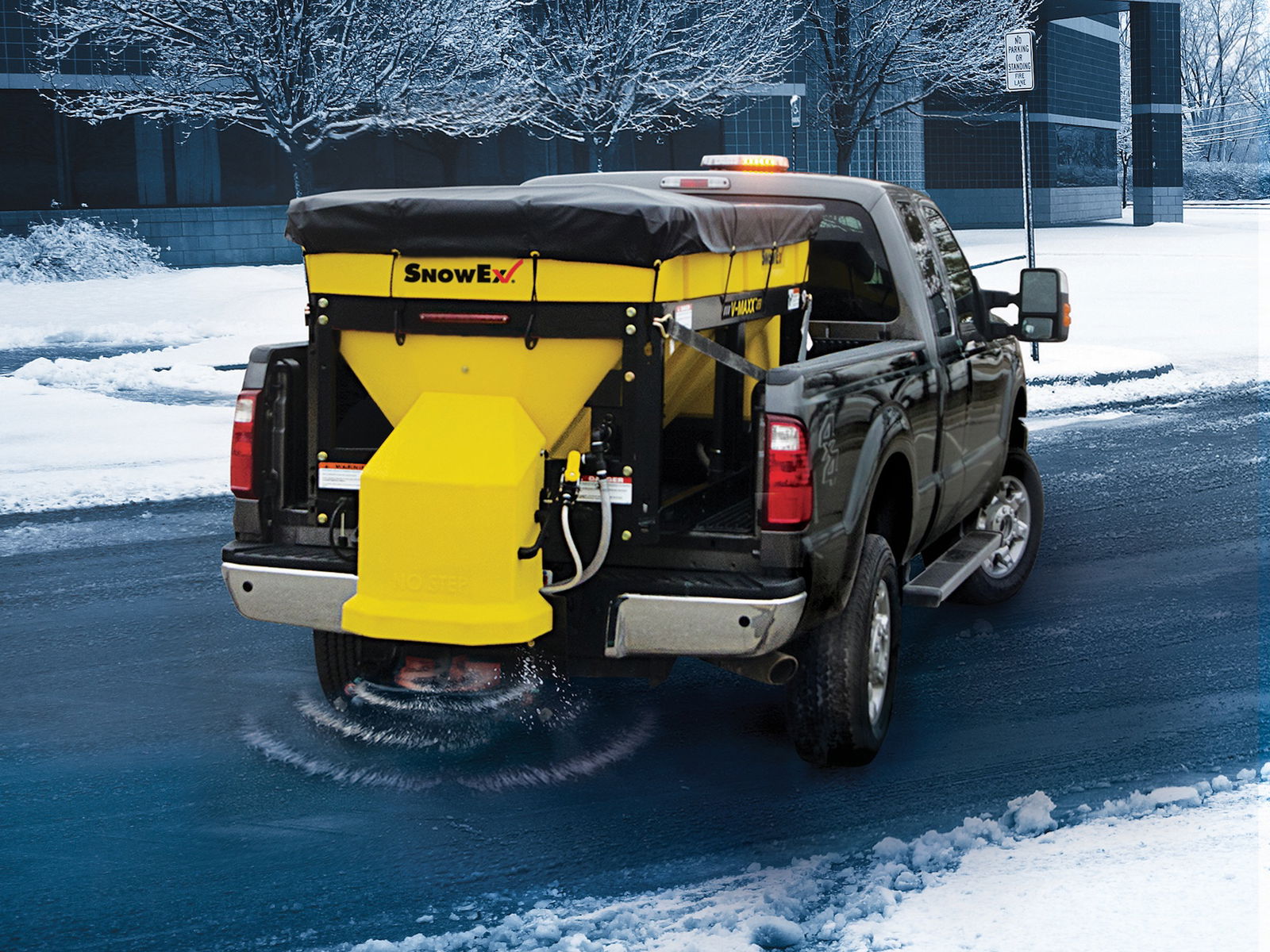 SnowEx Introduces New V-Maxx G2 Hopper Spreaders With Enhanced Controls and Spreading Performance