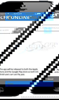DOT Develops Online Code of Federal Regulations Mobile App