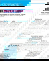 Specification Section: Stormwater Products and Technology 2017