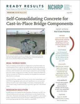 Self-Consolidating Concrete for Cast-in-Place Bridge Components
