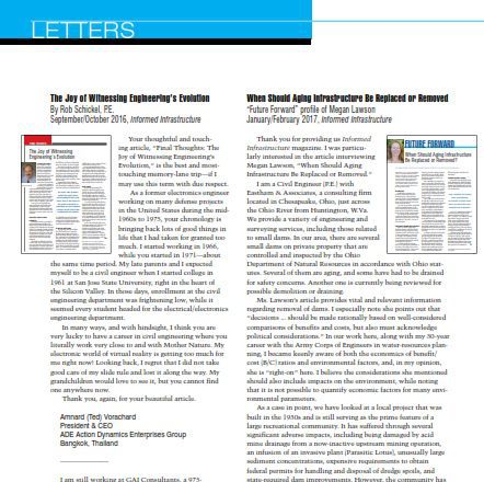 Letters from May/June 2017 Issue