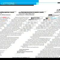 Letters from May/June 2017 Issue