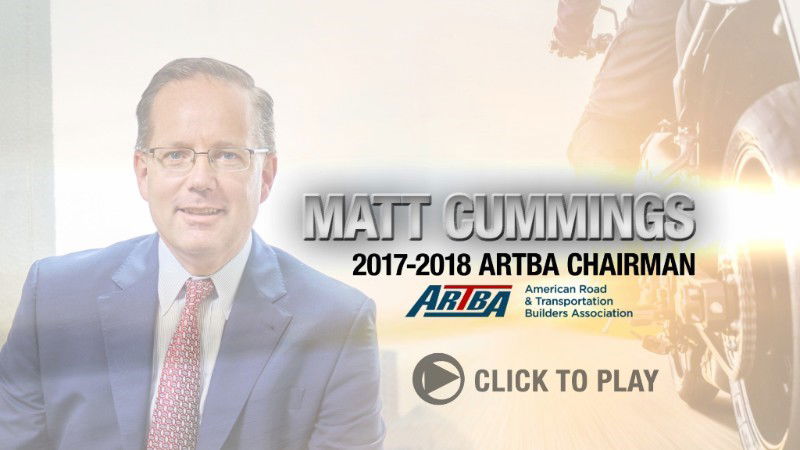 AECOM Executive Vice President Matt Cummings Elected 2017-2018 ARTBA Chairman