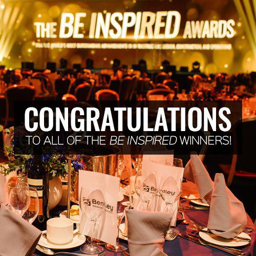 Bentley Systems Announces Winners of 2017 Be Inspired Awards