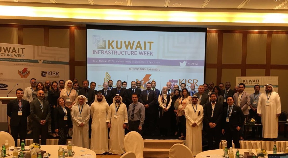 H.E. Dr. Khaled Mahdi, the Secretary General of the Supreme Council for Planning & Development (SCPD) Inaugurating Kuwait Infrastructure Week