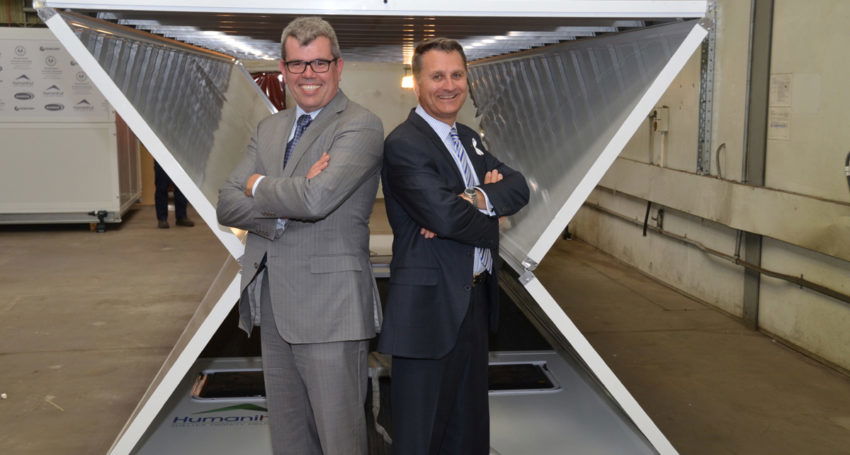 First Portable Humanihut Base Camp Set for Deployment