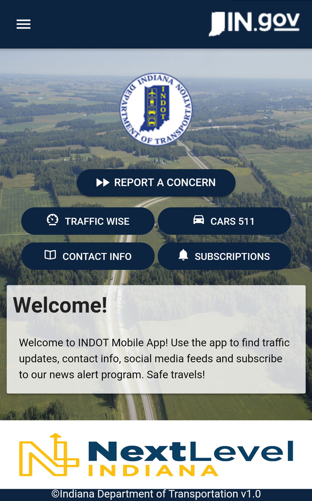 Indiana DOT Releases Mobile App for Traffic Information and News Updates