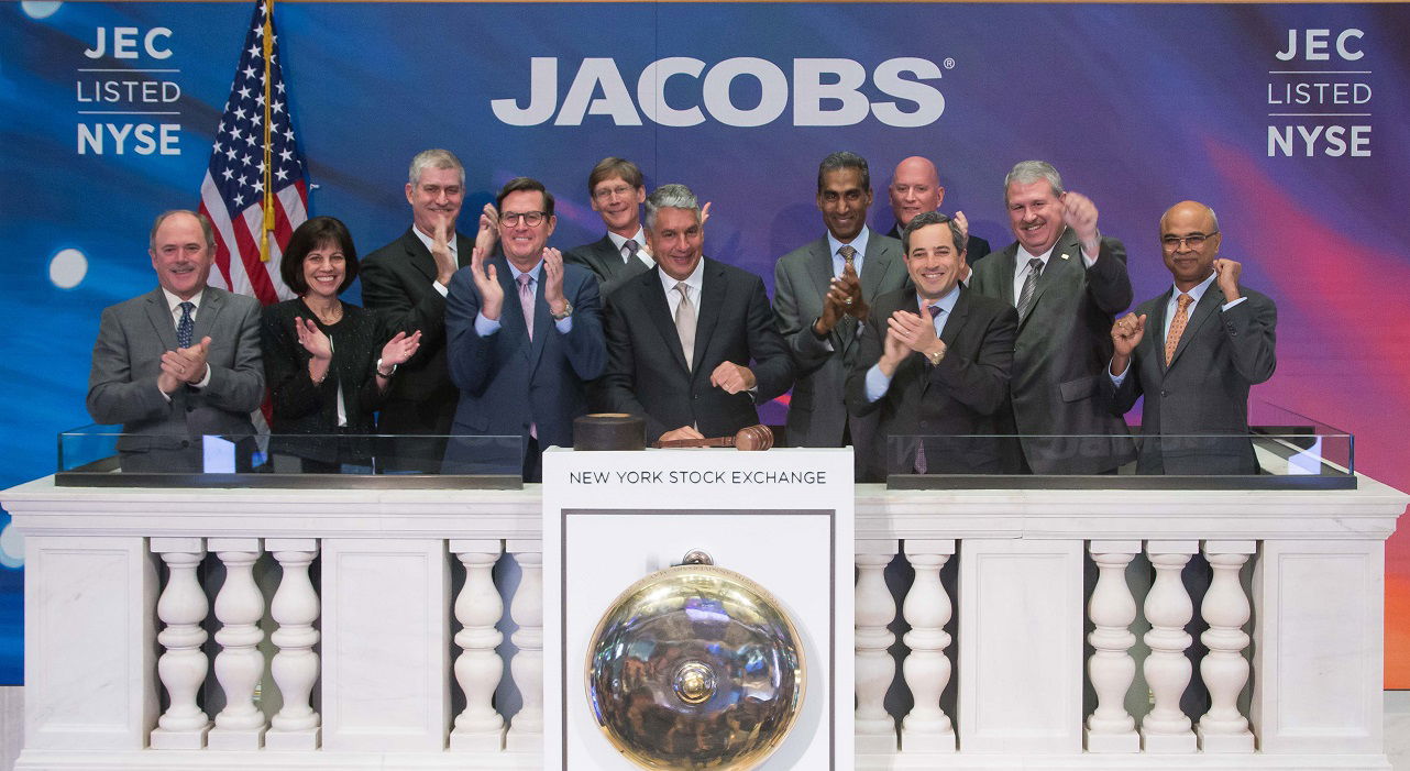 Jacobs Rings NYSE Closing Bell, Marking Transformative Business Combination 70 Years in the Making