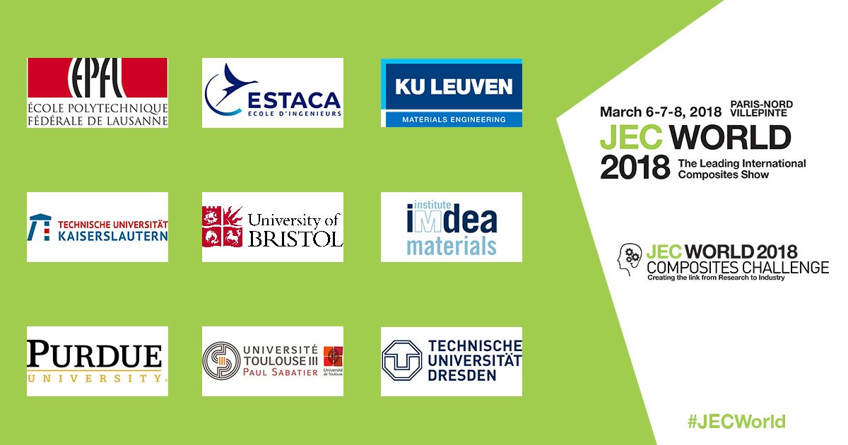 JEC Innovation Awards 2018: 30 Finalists Exemplify the Best of Composite Innovation Worldwide