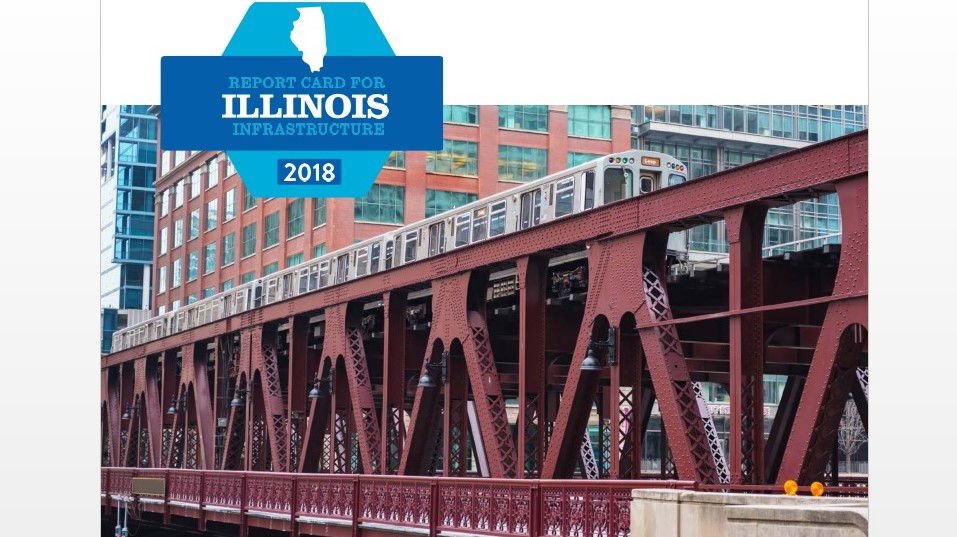 ASCE Illinois Section's new Infrastructure Report Card gives state a C-