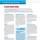 Specification Section: Erosion Control 2018