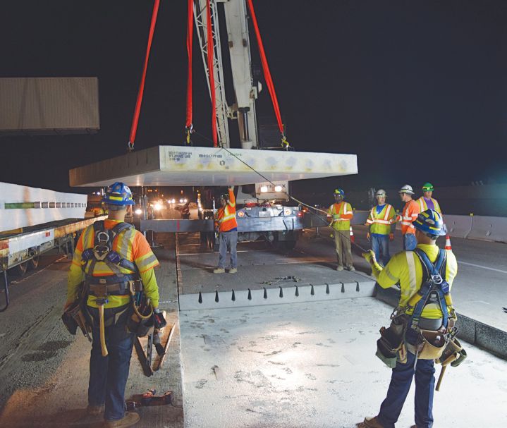 Engineered Solutions: Precast Concrete Highway Slabs Expedite Caltrans Project