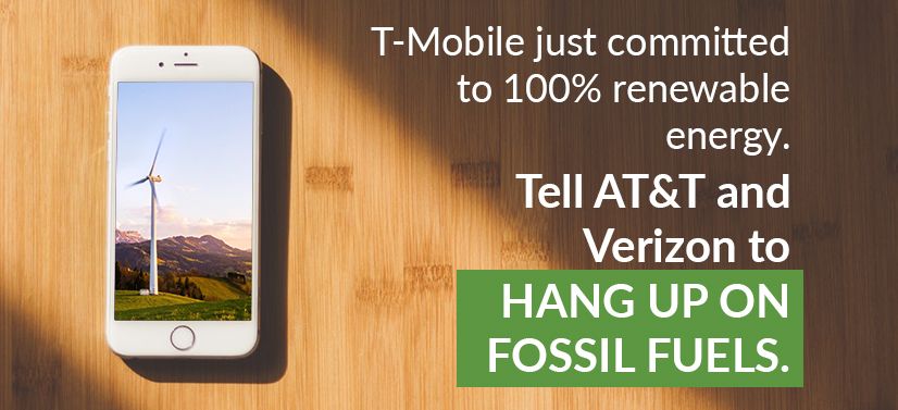 GREEN AMERICA + T-MOBILE Team Up to Push Competitors to Match Historic Renewable Energy Commitment