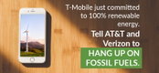 GREEN AMERICA + T-MOBILE Team Up to Push Competitors to Match Historic Renewable Energy Commitment