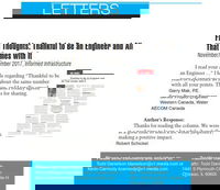 Letters from January/February 2018 Issue