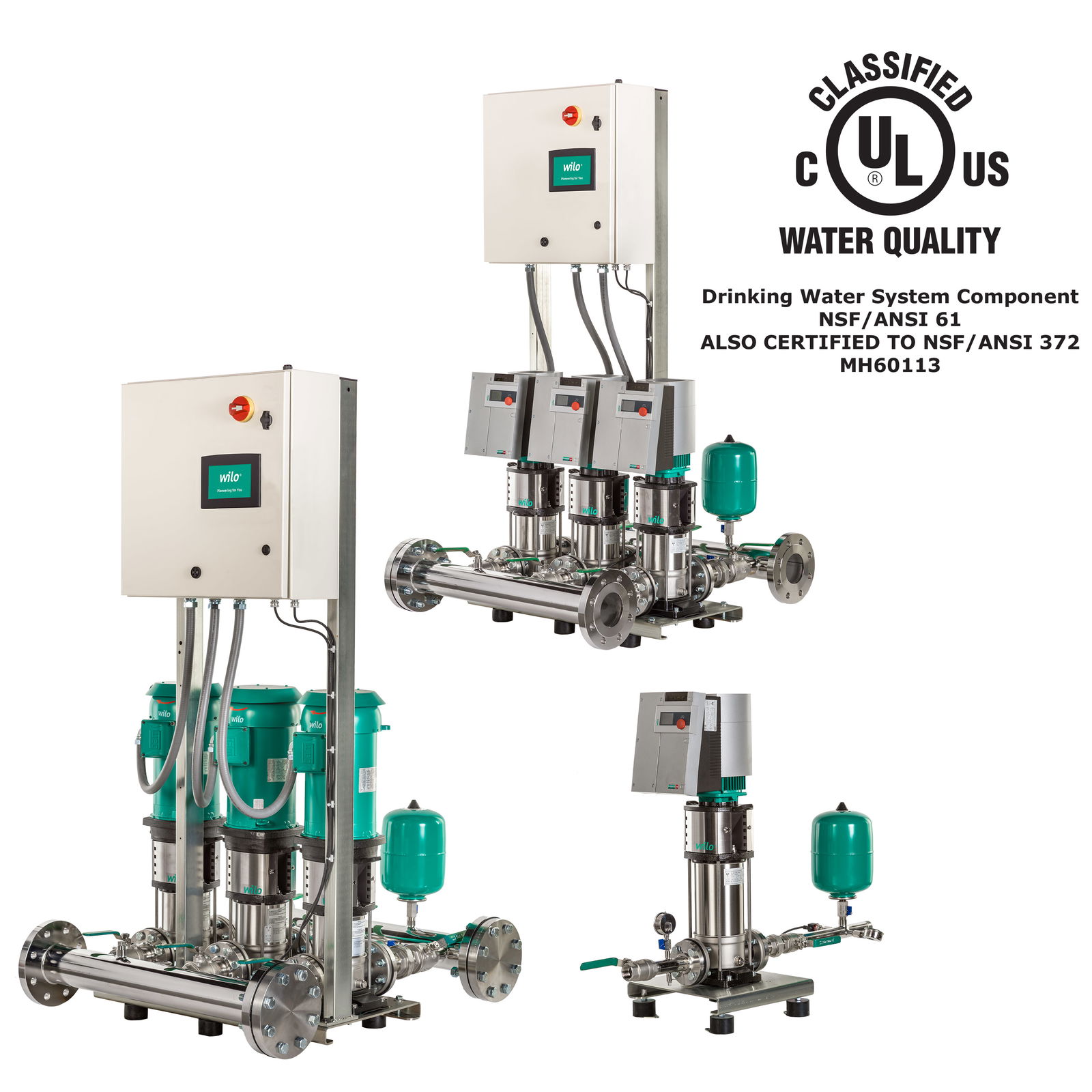 Wilo USA Pressure Boosting Systems Receive NSF Certifications