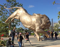 Thornton Tomasetti Engineers Installation of Cantilevering Leaping Lion at San Diego Zoo