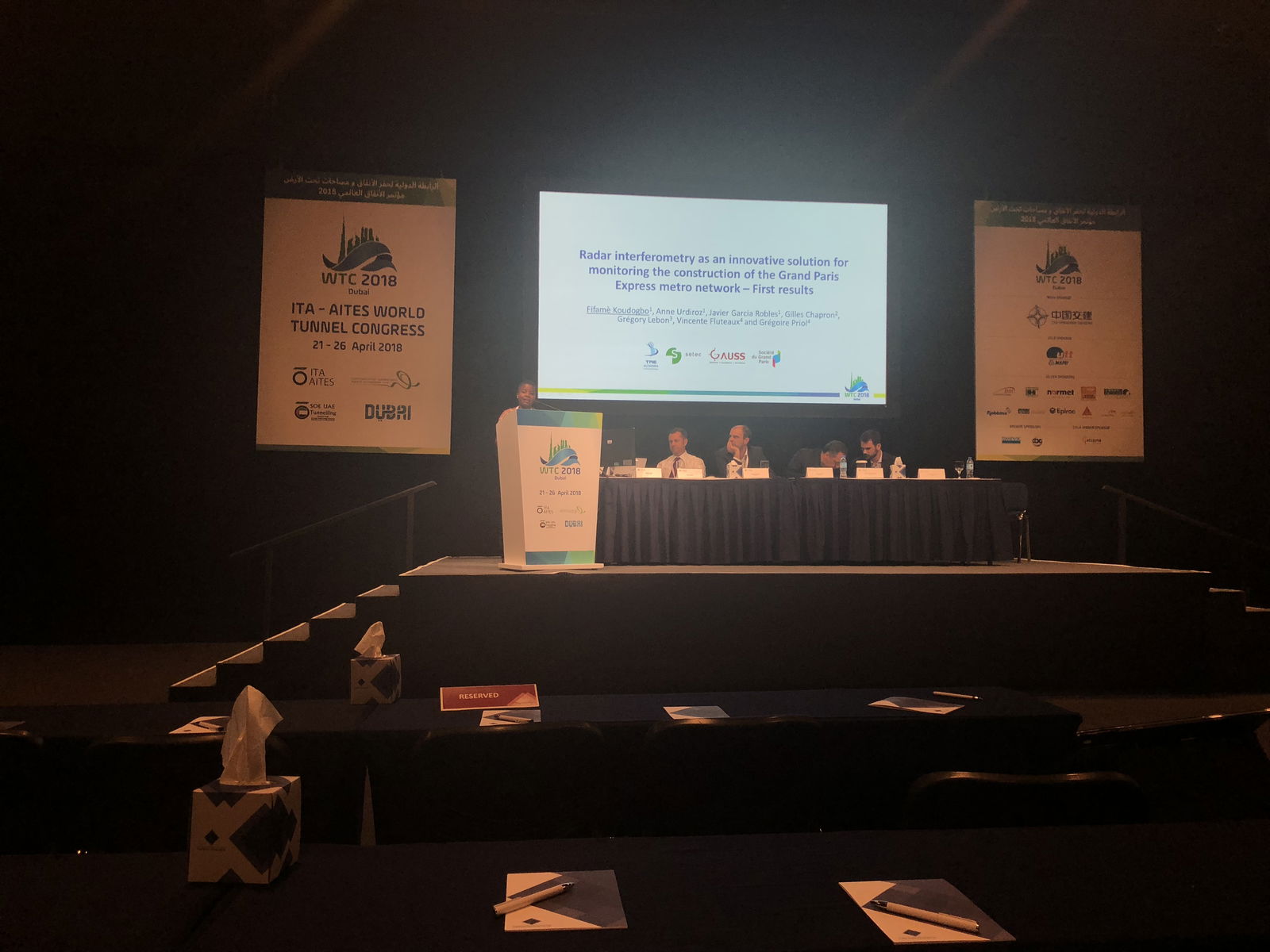 Grand Paris Express: First Results of Satellite Monitoring Presented at the World Tunnel Congress 2018 in Dubai
