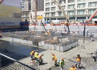 Foundation Poured for L.A.’s Perla on Broadway