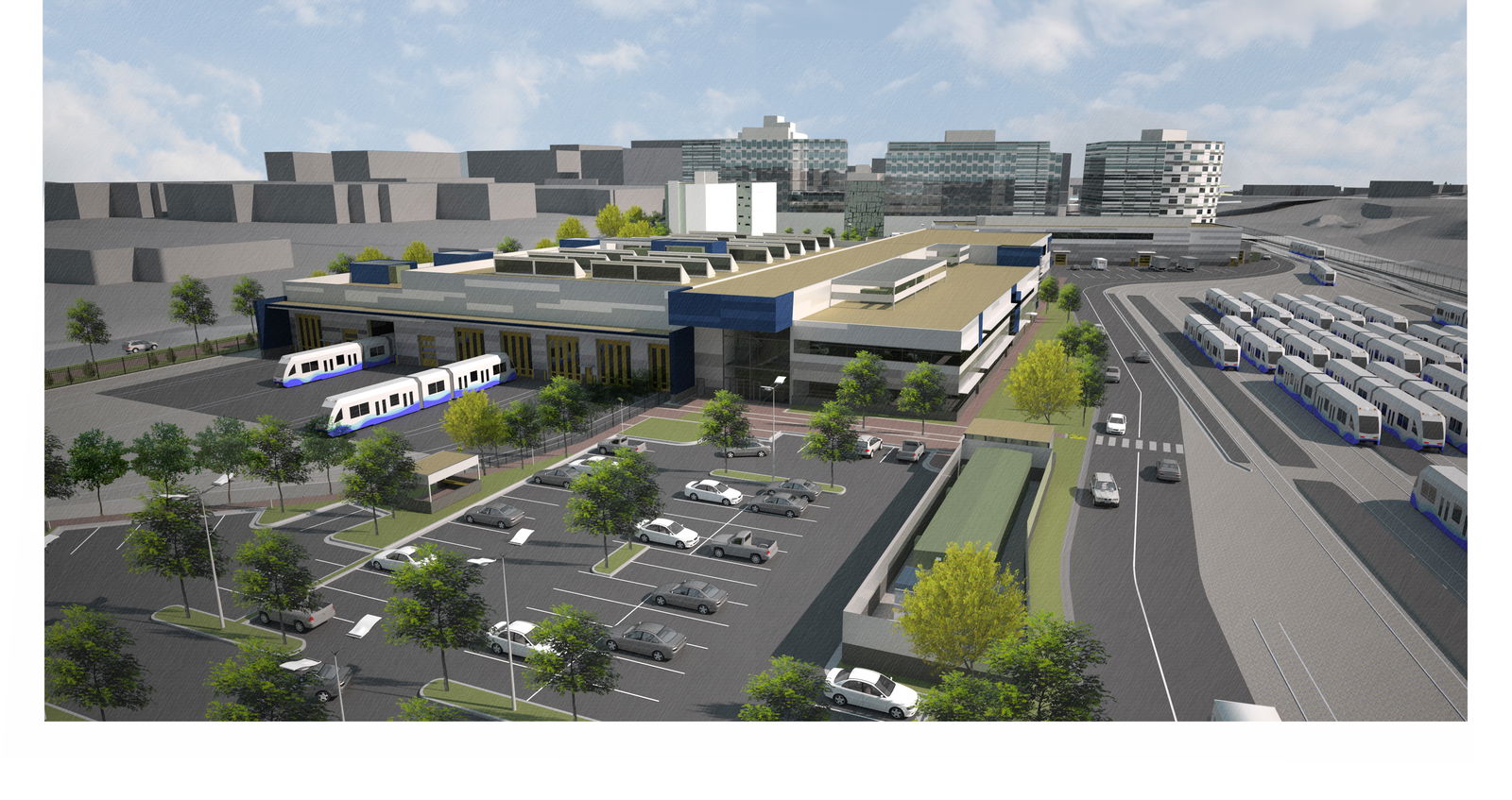 Sound Transit Breaks Ground on New Light Rail Base in Seattle Area