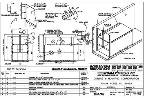 Channel Mixers For Municipalities, Komax on a Large Scale
