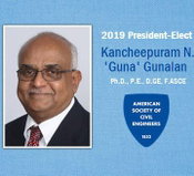 Gunalan Elected 2019 ASCE President-Elect