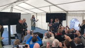 Ann Linde On Site When Climeon Delivers the First Heat Power Modules in Iceland